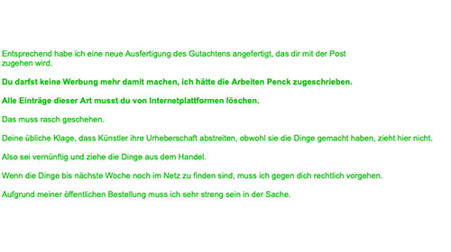Hanten-Schmidt - Widerruf des Gutachtens 1