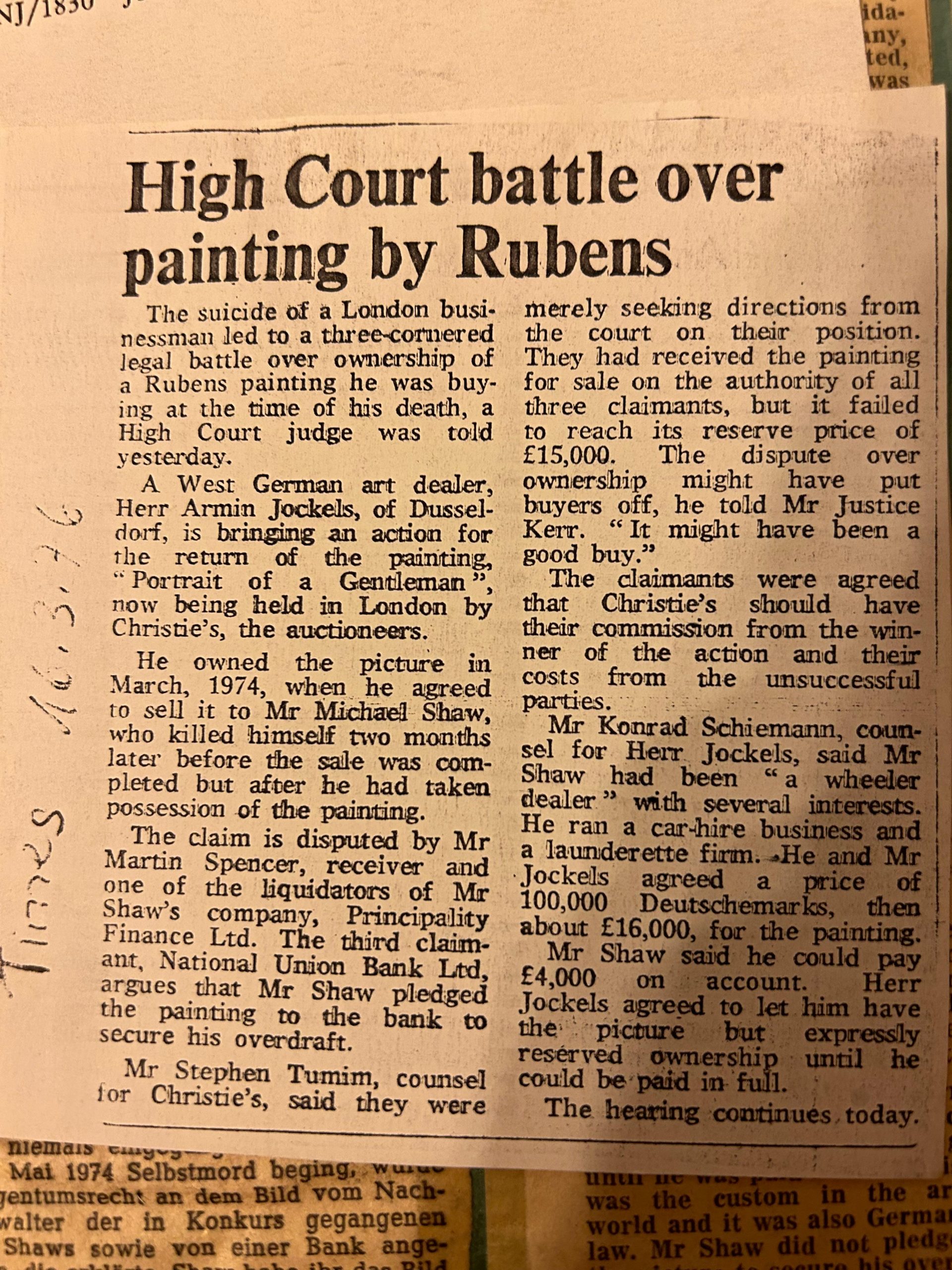 rubens_1 The Times, 3/16/1976